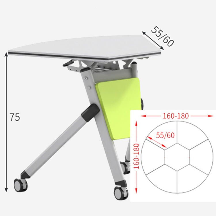 Modern Circular Conference Table Long Table Folding Table - Maoters