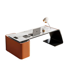 Modern Corner Executive Desk - Italian Rock Board - Maoters