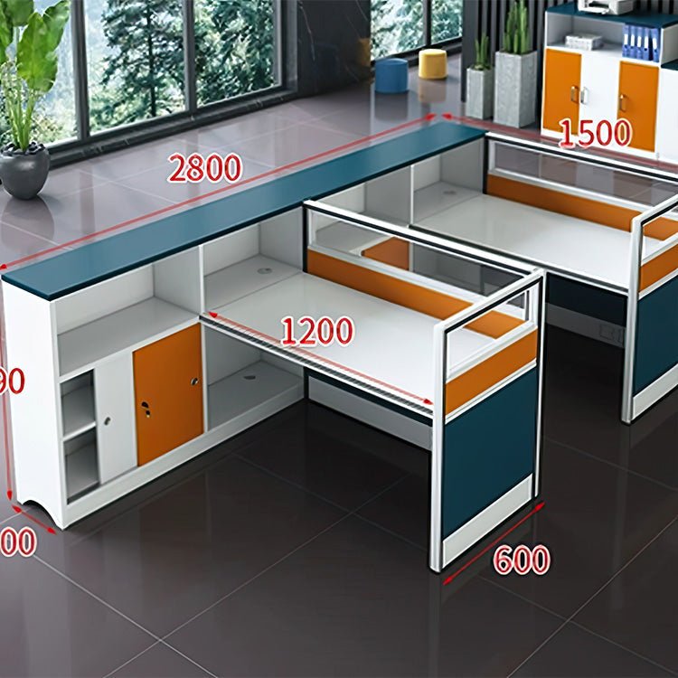 Modern Finance Office Desk and Chair Set - Maoters