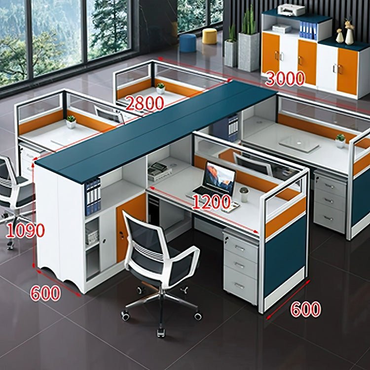 Modern Finance Office Desk and Chair Set - Maoters