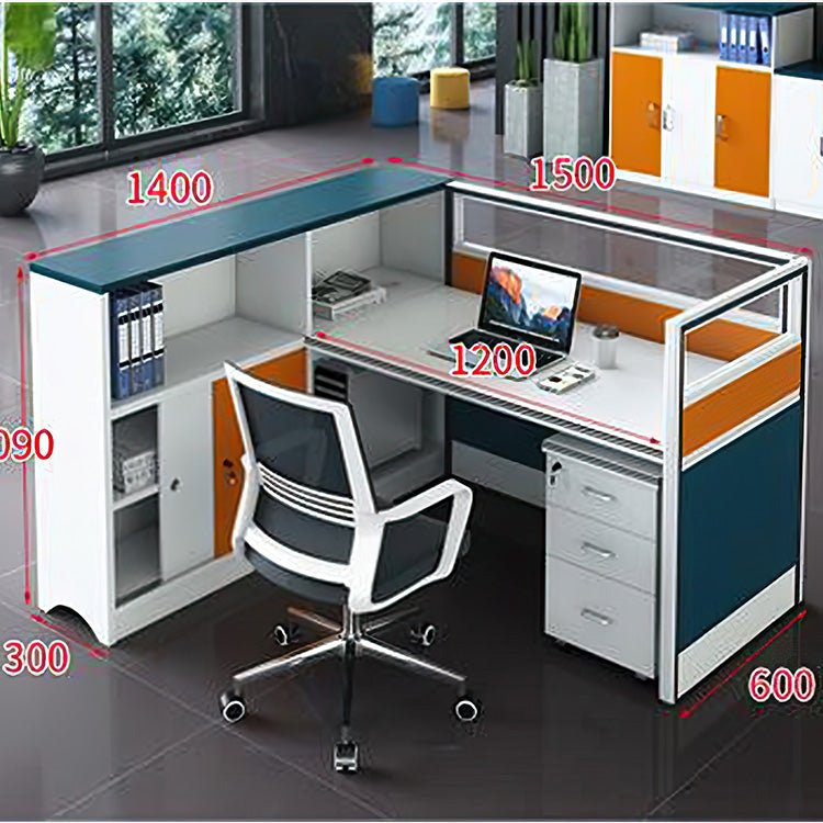 Modern Finance Office Desk and Chair Set - Maoters