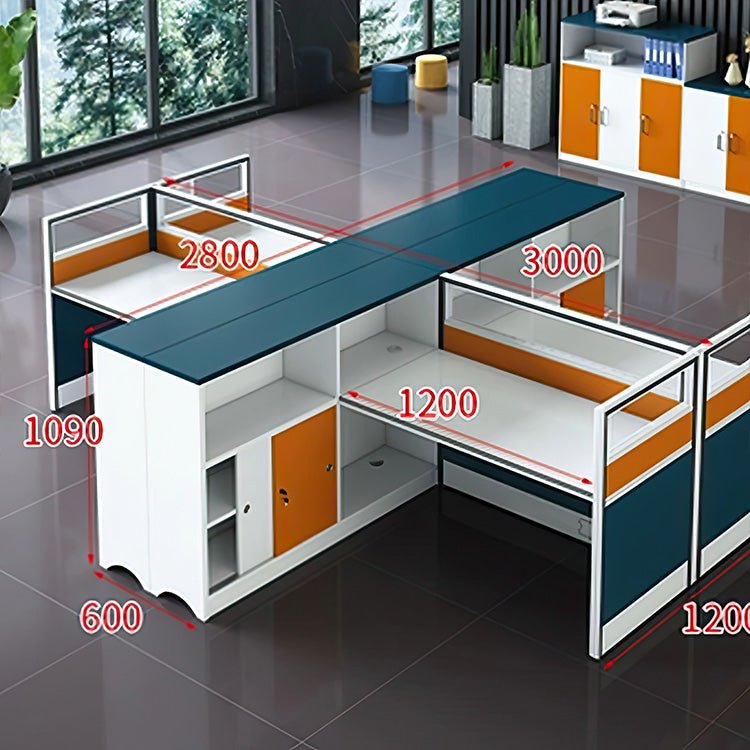 Modern Finance Office Desk and Chair Set - Maoters