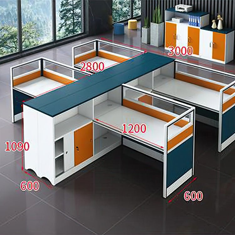 Modern Finance Office Desk and Chair Set - Maoters