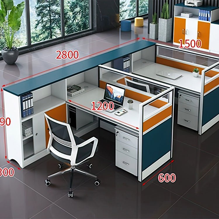 Modern Finance Office Desk and Chair Set - Maoters