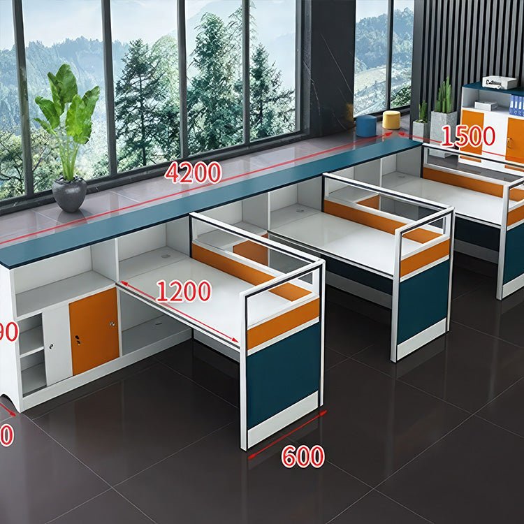 Modern Finance Office Desk and Chair Set - Maoters