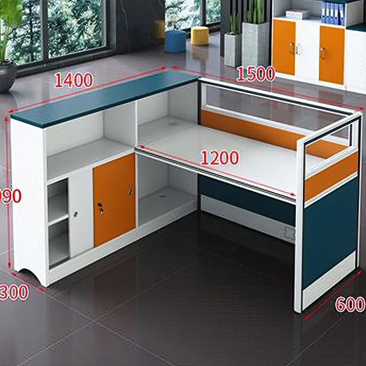 Modern Finance Office Desk and Chair Set - Maoters