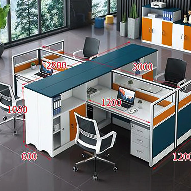 Modern Finance Office Desk and Chair Set - Maoters