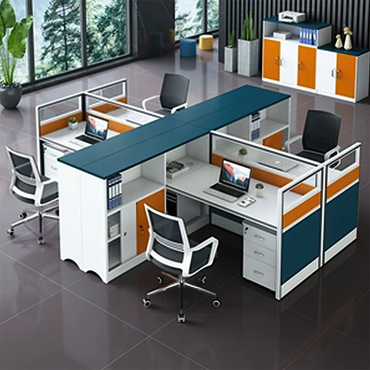 Modern Finance Office Desk and Chair Set - Maoters