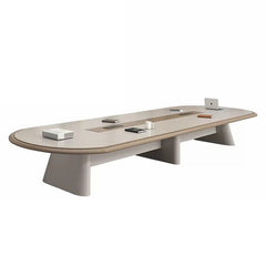 Modern Long Conference Table - Simple Design - Maoters