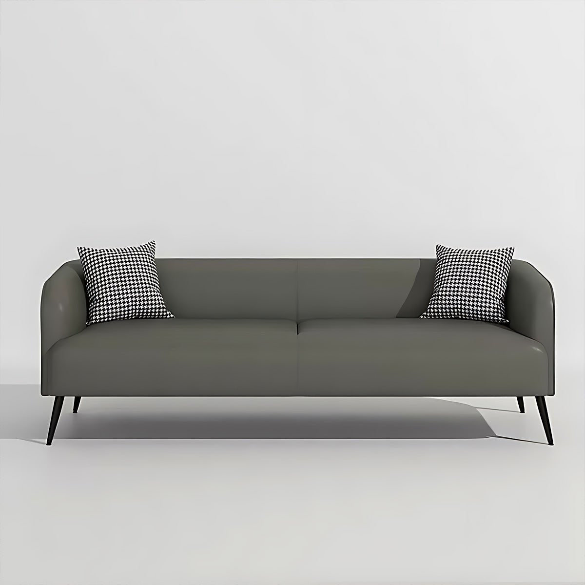 Modern Minimalist Leather Sofa, Double & Triple Seater - Maoters