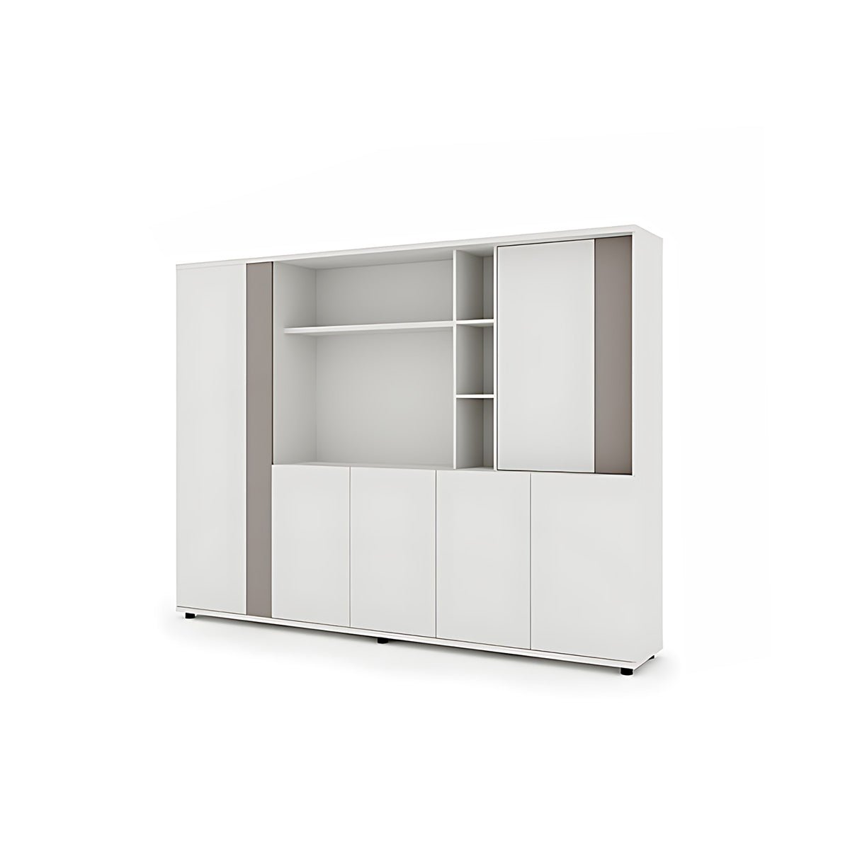 Modern Minimalist White Executive Desk - Perfect Fit - Maoters