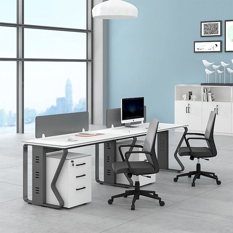 Modern Office Desk - Simple Design with Foot Pad - Maoters