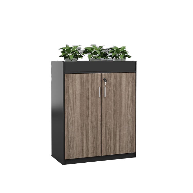 Modern Office Partition Cabinet with Planter - Maoters