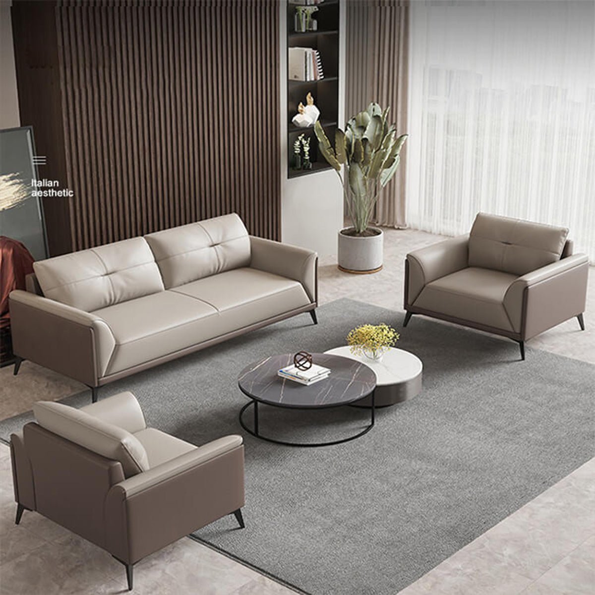 Modern Office Sofa Leather - Maoters - Maoters