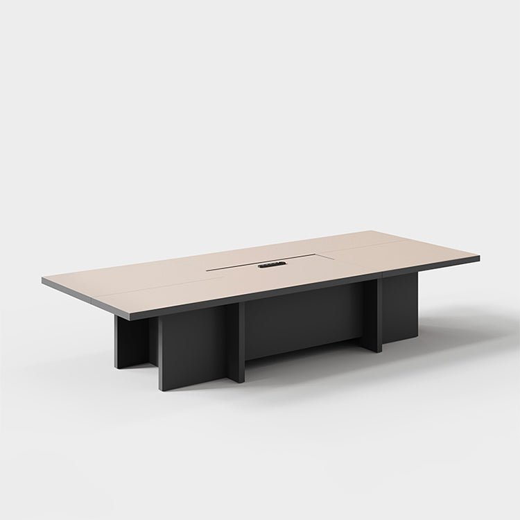 Modern Rectangular Thickened Conference Table - Maoters