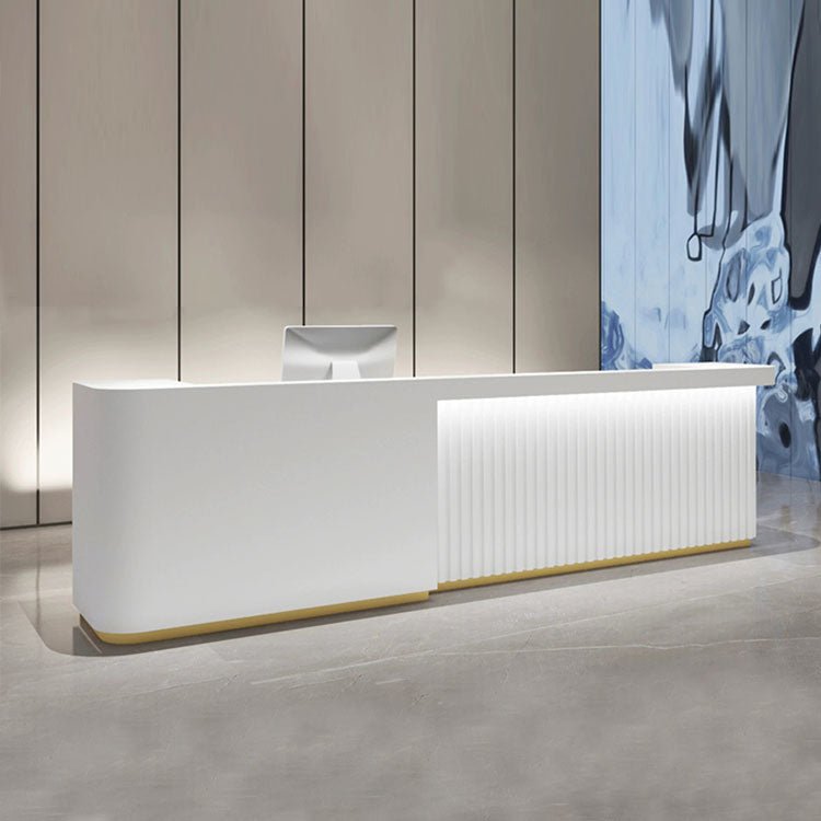 Modern Simple Lacquered Reception Desk - Maoters