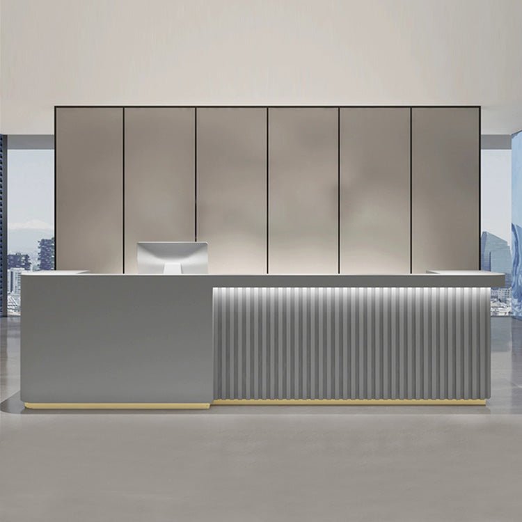 Modern Simple Lacquered Reception Desk - Maoters