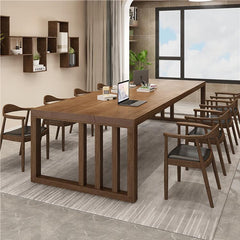 Modern Simple Solid Wood Long Conference Table - Maoters - Maoters