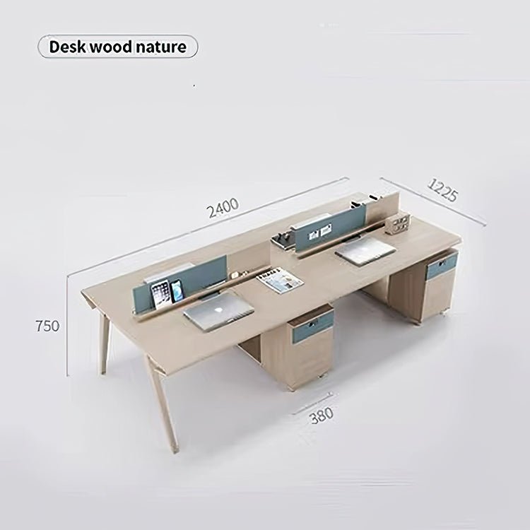 Modern Solid Wood Office Desk & Chair - Maoters - Maoters