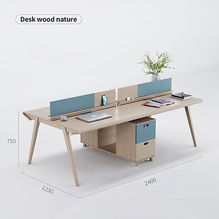 Modern Solid Wood Office Desk & Chair - Maoters - Maoters