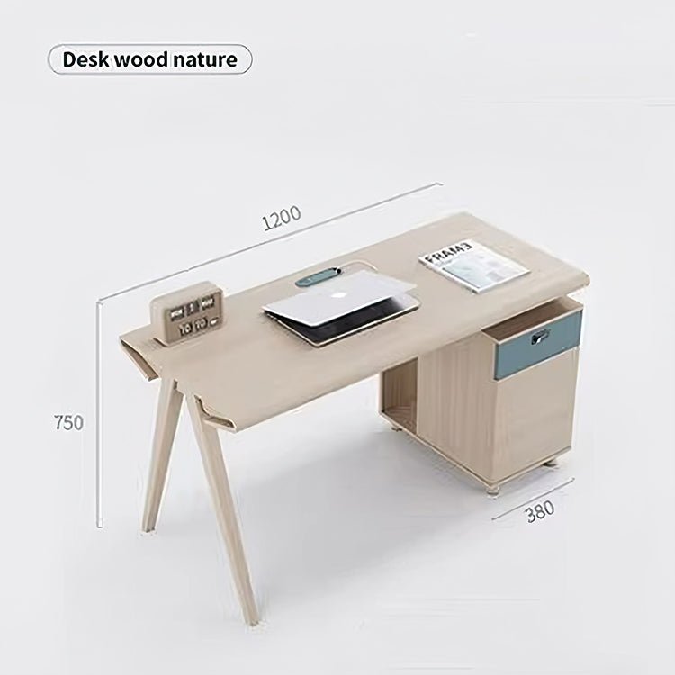 Modern Solid Wood Office Desk & Chair - Maoters - Maoters