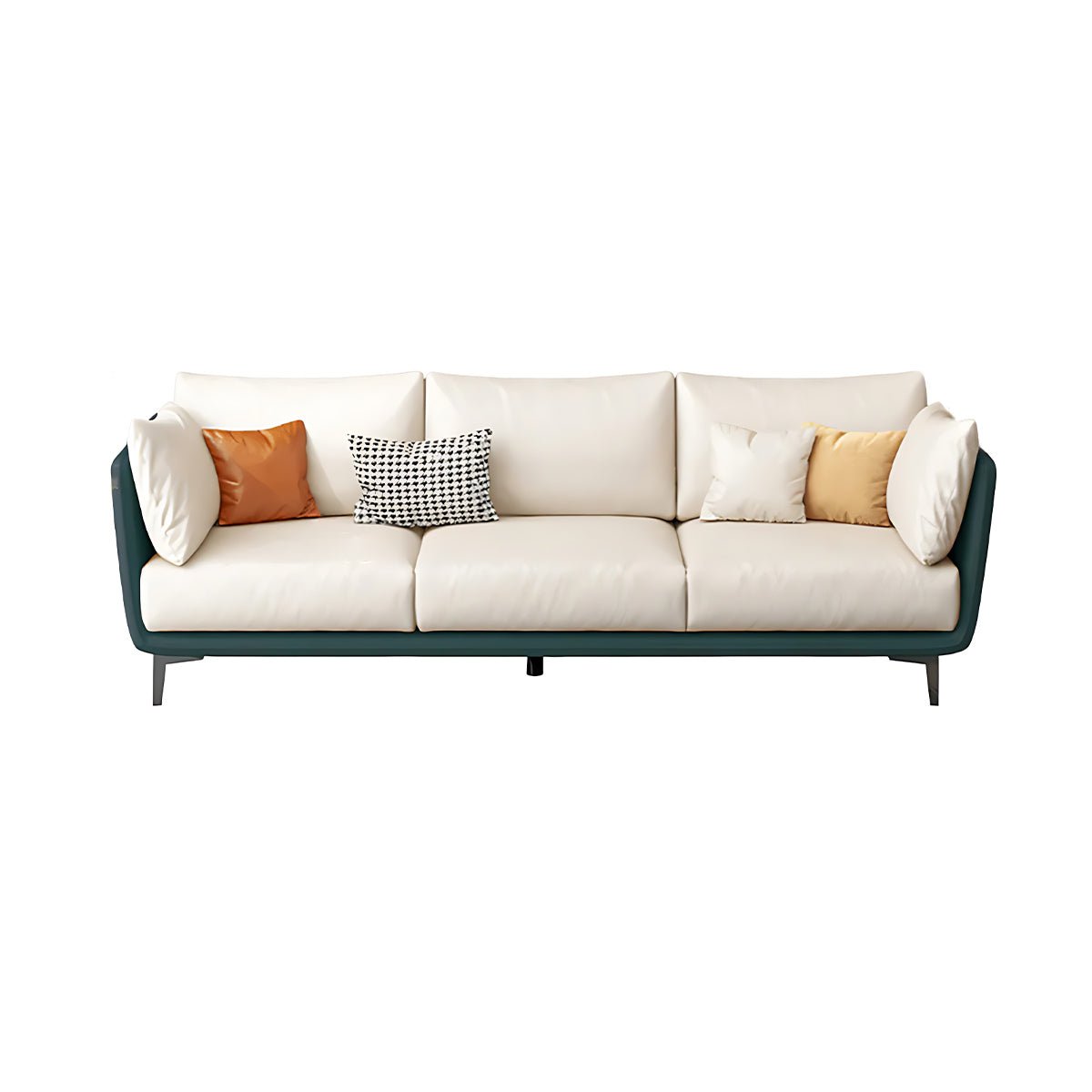 Modern Upholstered Leather Sofa - Maoters