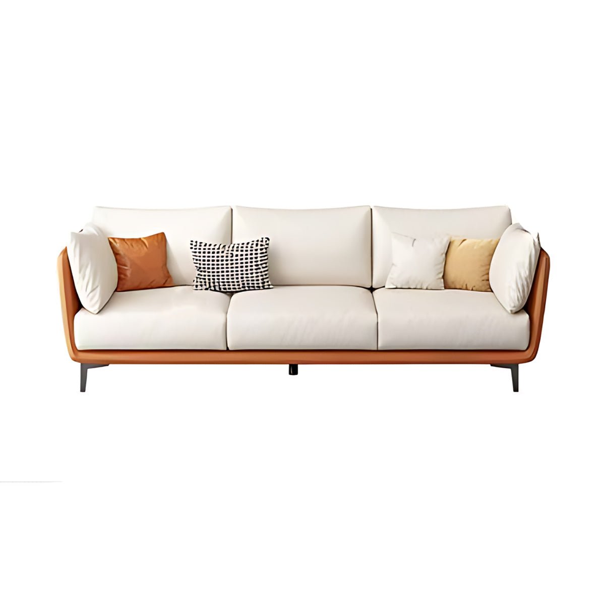 Modern Upholstered Leather Sofa - Maoters