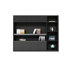 Modern Wooden Office Desk - Black Executive Style - Maoters