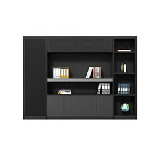 Modern Wooden Office Desk - Black Executive Style - Maoters