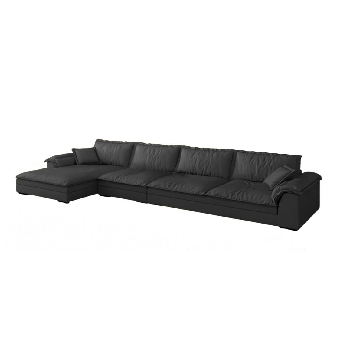 Mordern L - Shape Sectional Sofas with Round Armrests - Maoters