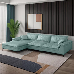 Mordern L - Shape Sectional Sofas with Round Armrests - Maoters