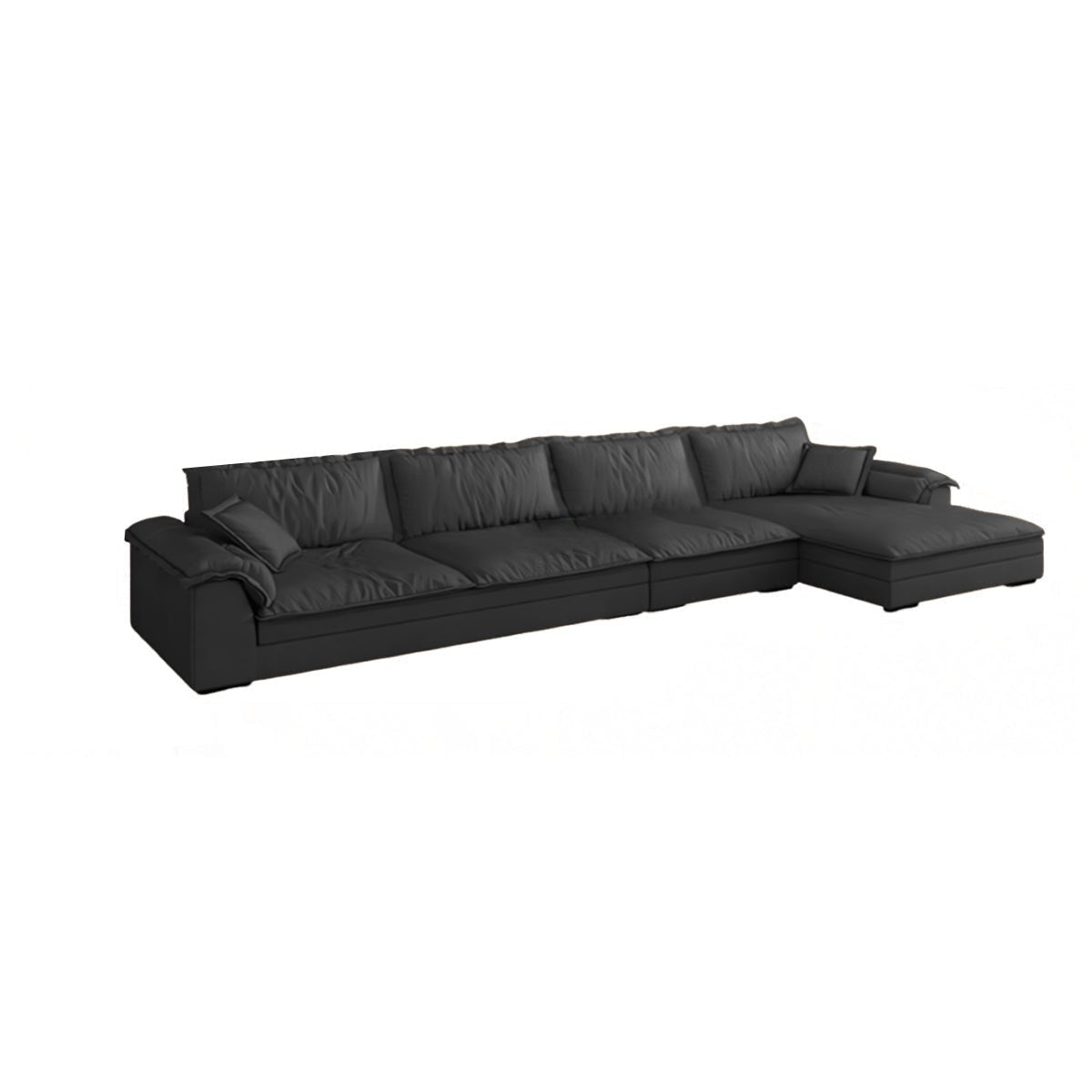 Mordern L - Shape Sectional Sofas with Round Armrests - Maoters