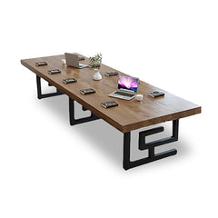 Nordic - Inspired Simplistic Solid Wood Conference Table - Maoters