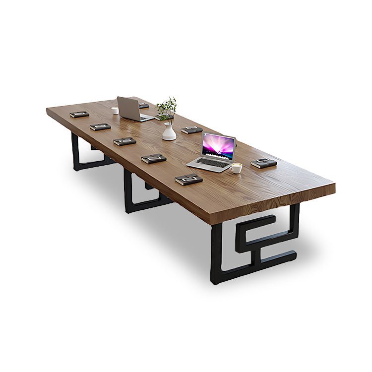 Nordic - Inspired Simplistic Solid Wood Conference Table - Maoters