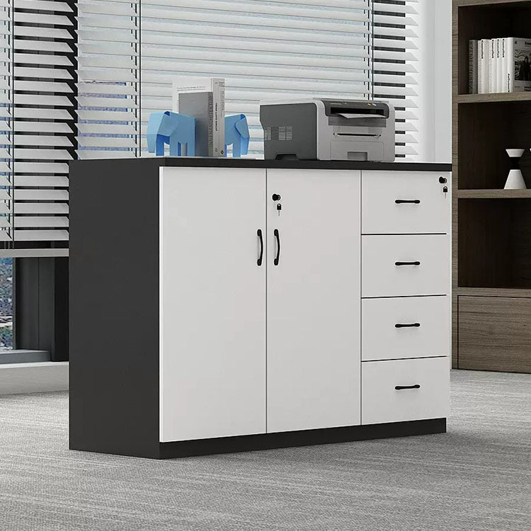 Office Low Cabinet with Lock - Secure File Storage - Maoters