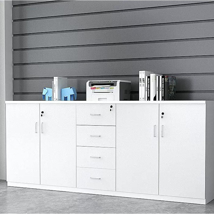 Office Low Cabinet with Lock - Secure File Storage - Maoters