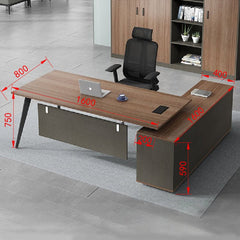 Panel Steel - Wood Manager Desk - Executive Table - Maoters