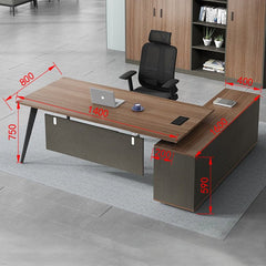 Panel Steel - Wood Manager Desk - Executive Table - Maoters