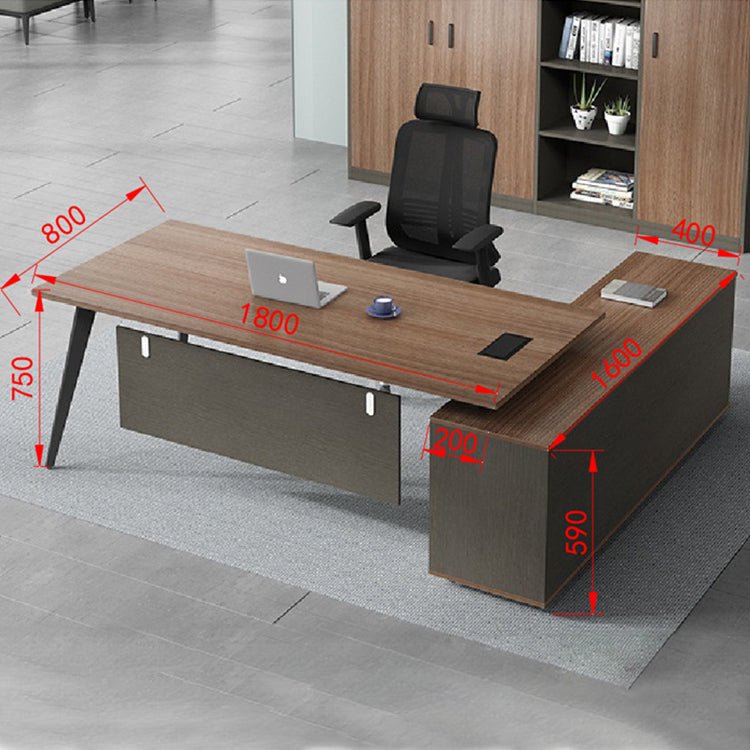 Panel Steel - Wood Manager Desk - Executive Table - Maoters