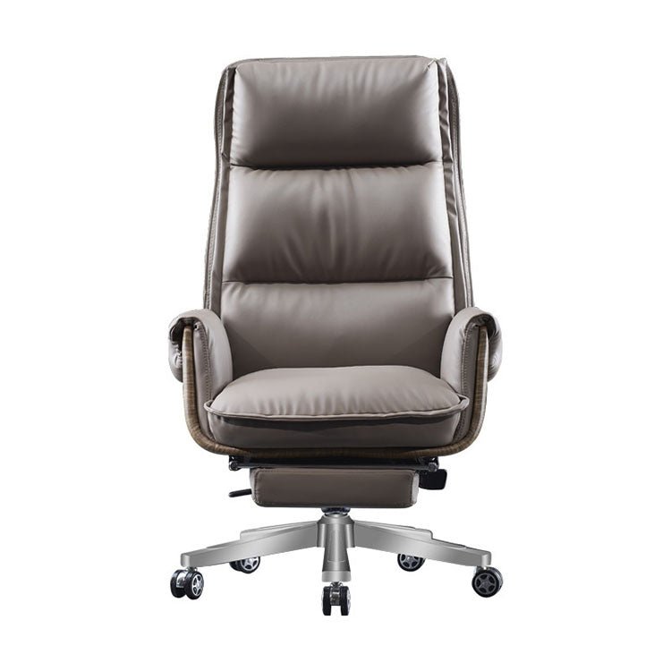 Reclinable Authentic Leather Office Chair - Executive - Maoters