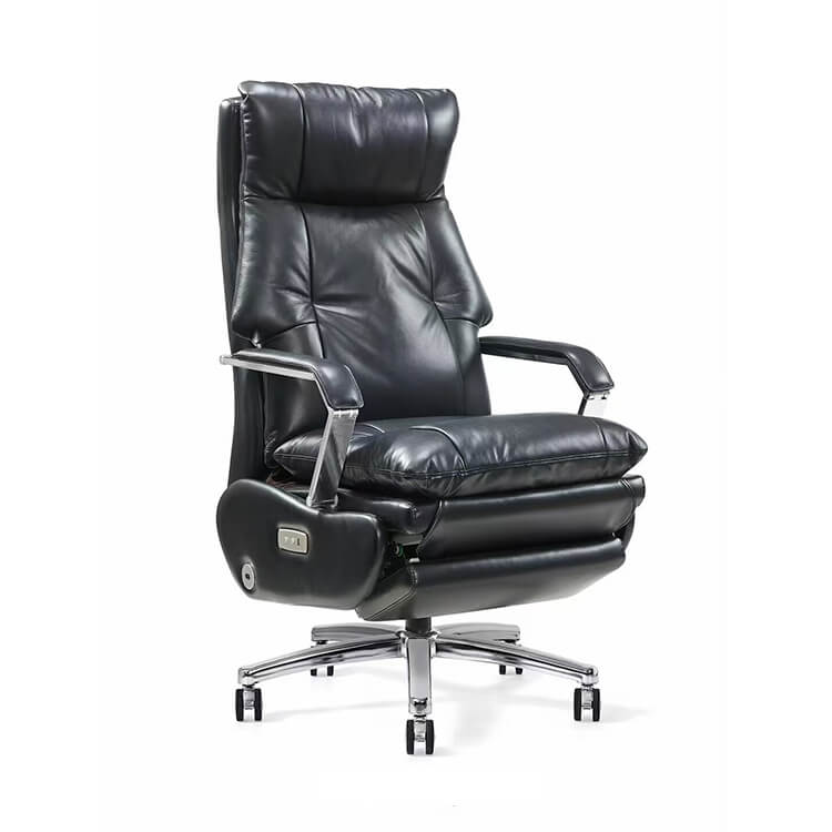 Reclining Rotatable Leather Executive Chair - Maoters