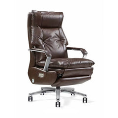 Reclining Rotatable Leather Executive Chair - Maoters