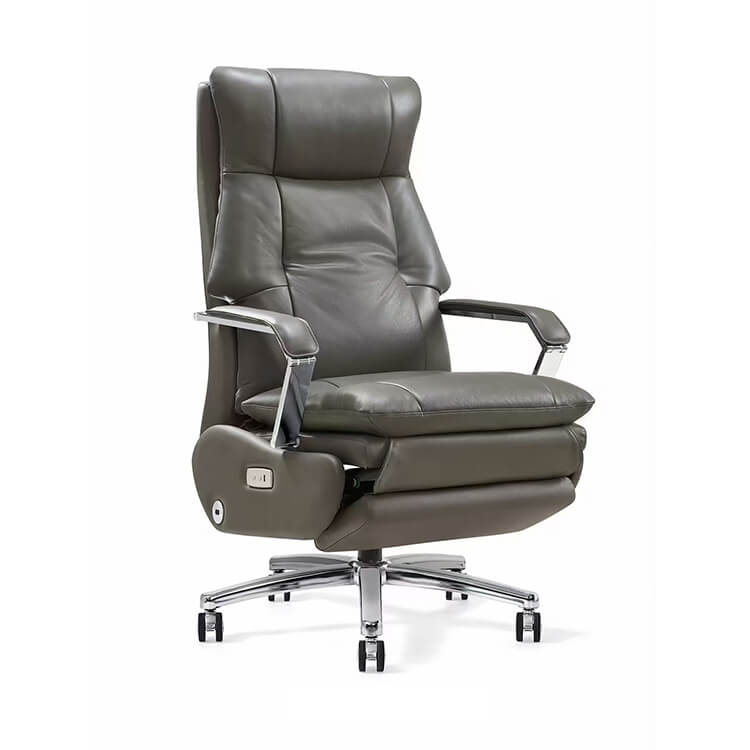 Reclining Rotatable Leather Executive Chair - Maoters