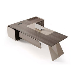 Rhombus - Faced Steel Angled Executive Desk - Maoters - Maoters