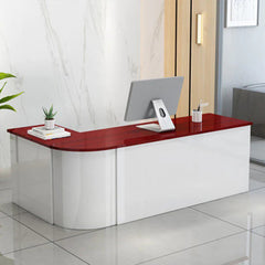 Rounded Corner Reception Desk - Maoters - Maoters