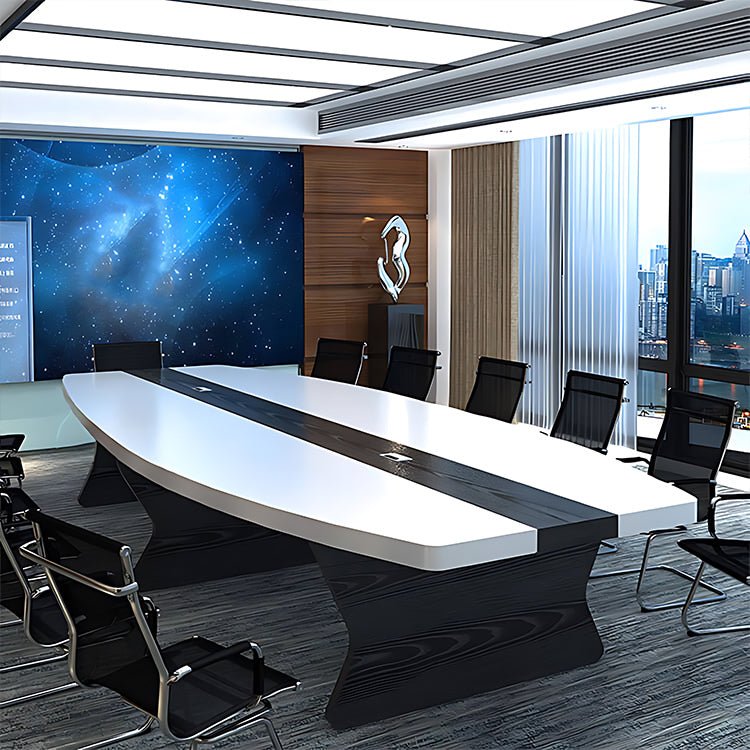 Simple and Stylish Curved Large Conference Table - Maoters - Maoters