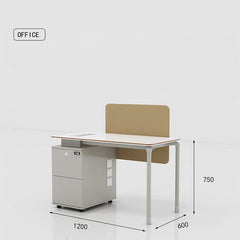 Simple Modern Desk with Storage - Maoters - Maoters