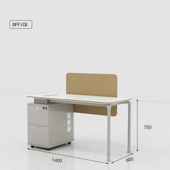 Simple Modern Desk with Storage - Maoters - Maoters