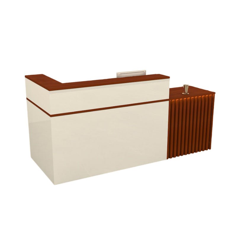 Simple Modern Lacquered Corner Reception Desk - Maoters - Maoters