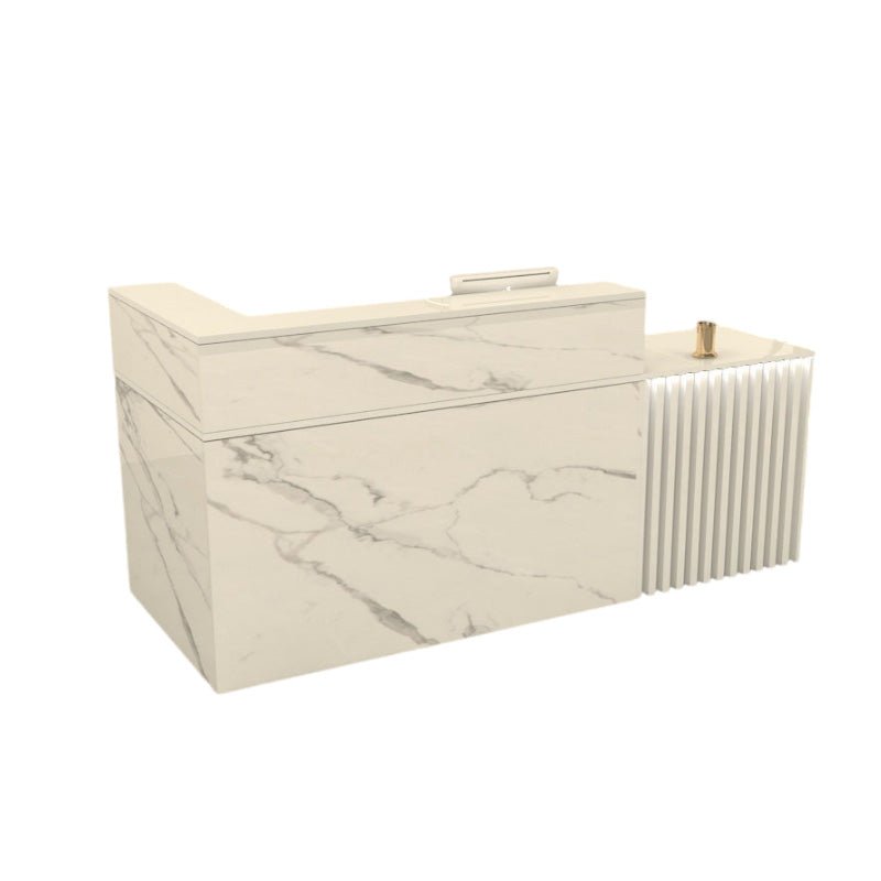 Simple Modern Lacquered Corner Reception Desk - Maoters - Maoters